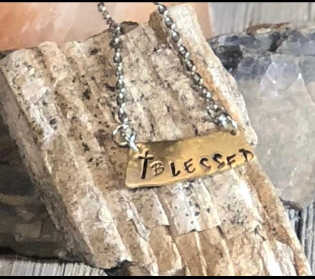 Blessed cross necklace
