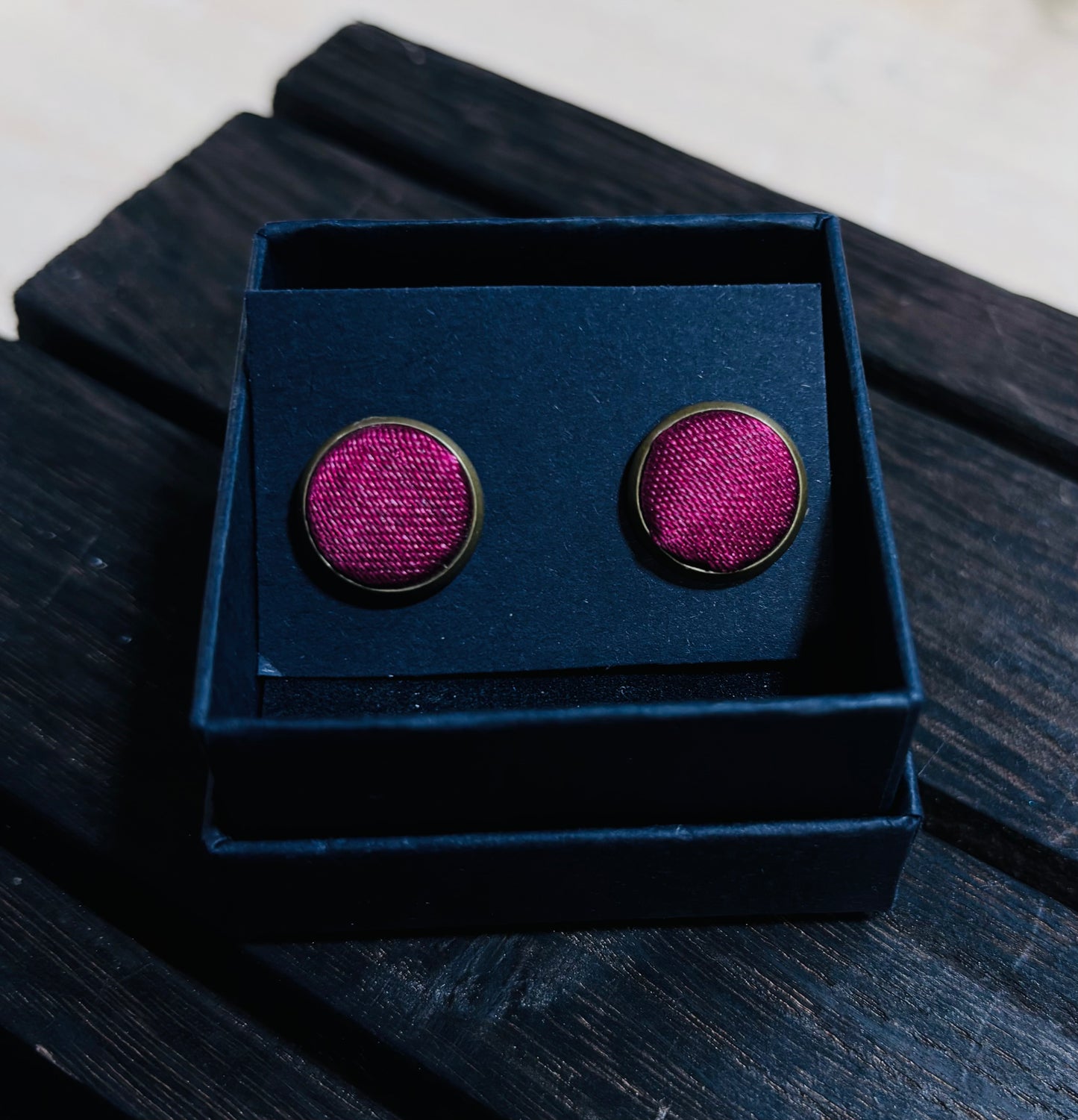 Nightshade post earrings