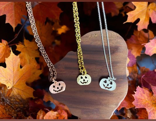 Pumpkin necklaces