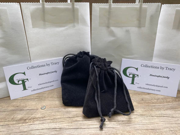 Teal Moss Kyanite gemstone & Silver leaf earrings - collectionsbytracy.com