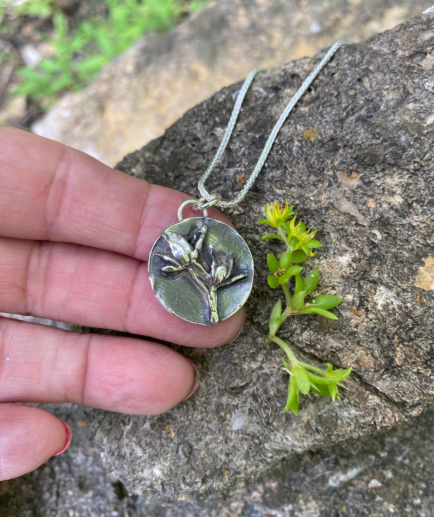 Gold moss flower - collectionsbytracy.com