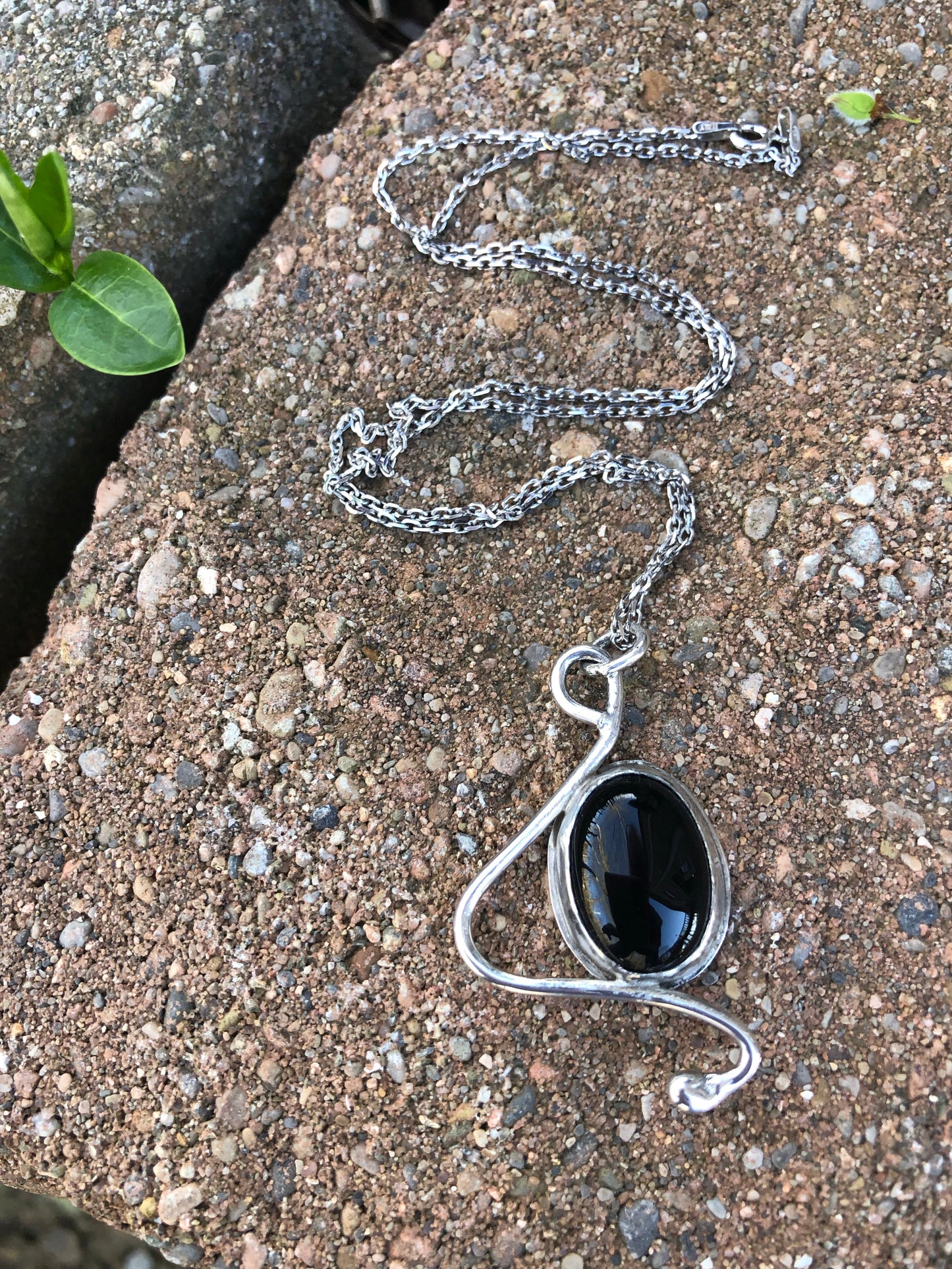 Sterling swirl necklace - collectionsbytracy.com