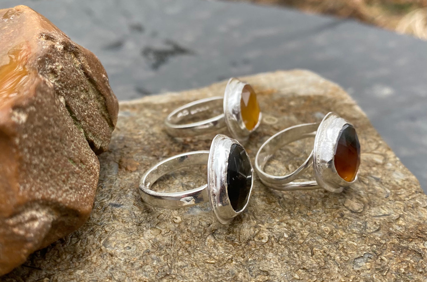 Montana agate rings - collectionsbytracy.com