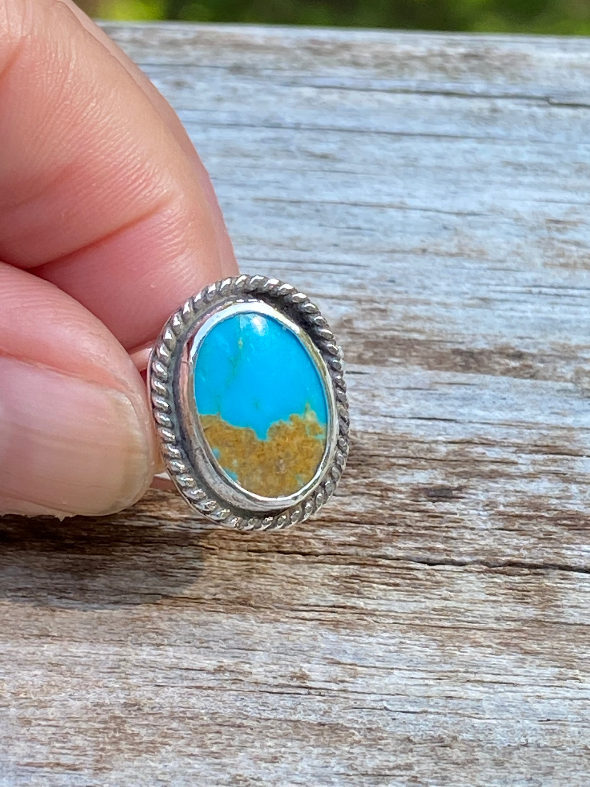 Kingman turquoise rings - collectionsbytracy.com