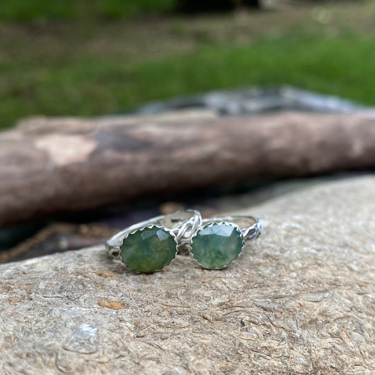 Moss agate ring - collectionsbytracy.com