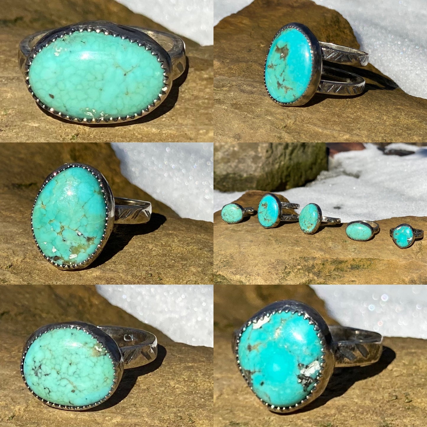 Lone Mountain Turquoise rings - collectionsbytracy.com