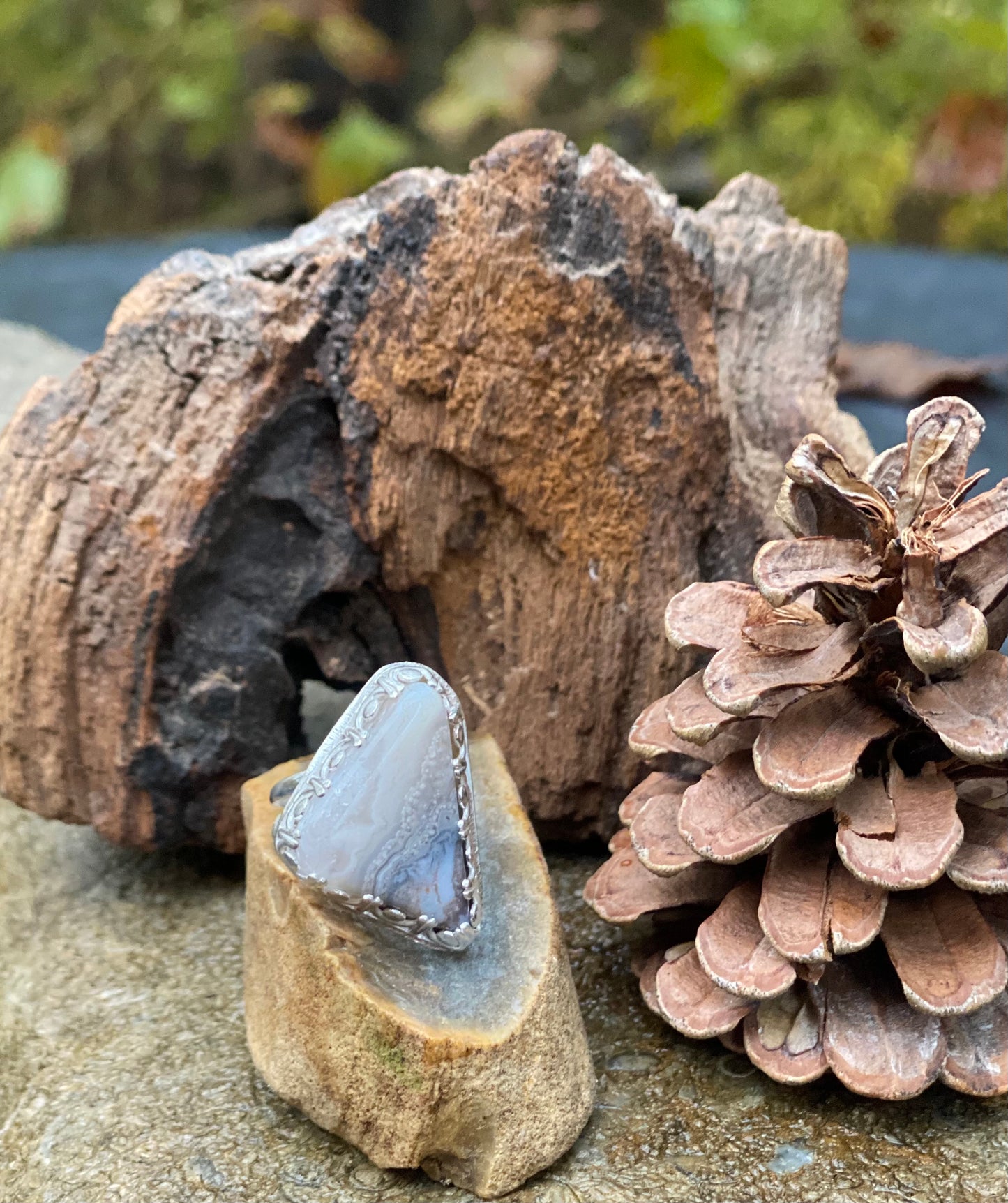 Crazy Lace Agate Ring - collectionsbytracy.com