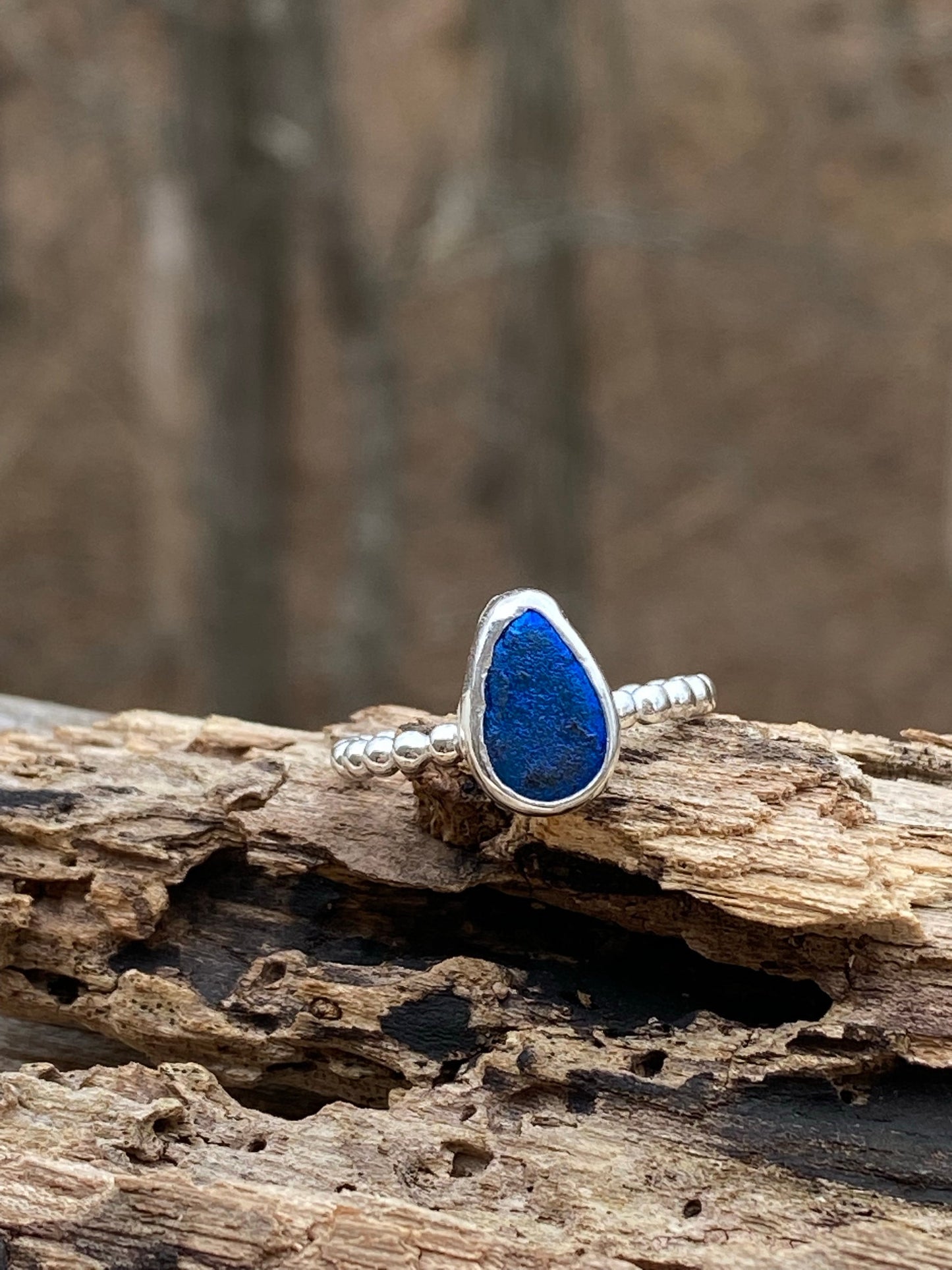 Czech Sterling Silver ring - collectionsbytracy.com