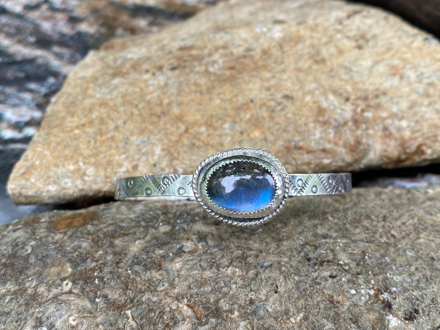 Labradorite bangles - collectionsbytracy.com