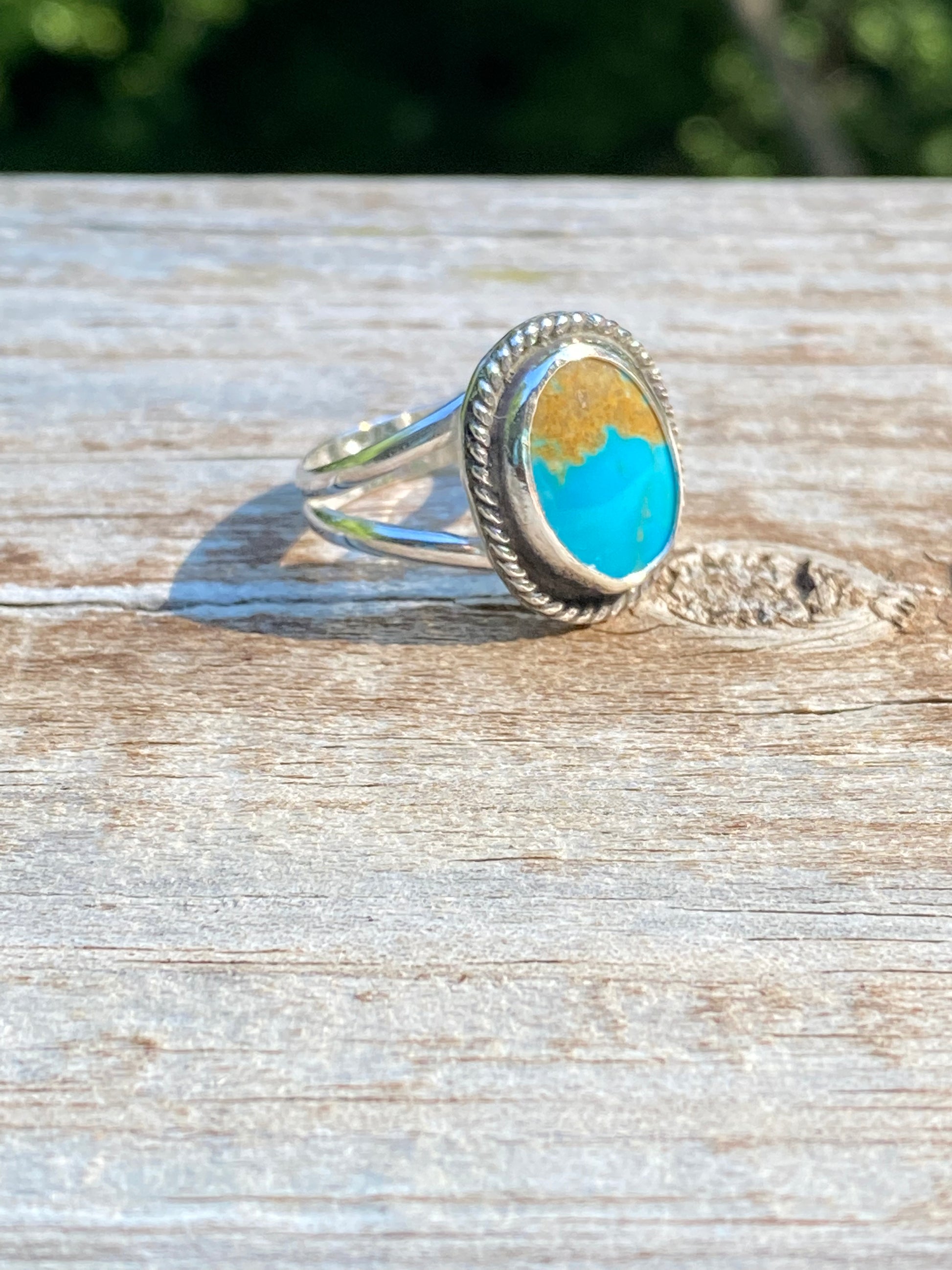 Kingman turquoise rings - collectionsbytracy.com