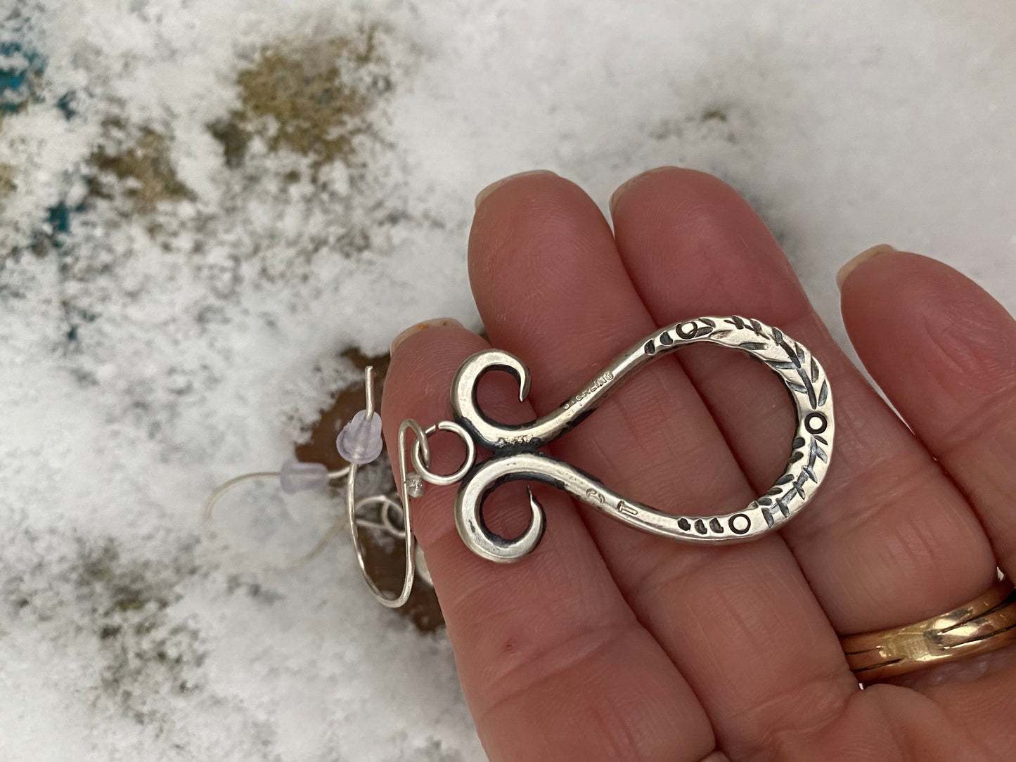 Roman Scrolls earrings - collectionsbytracy.com