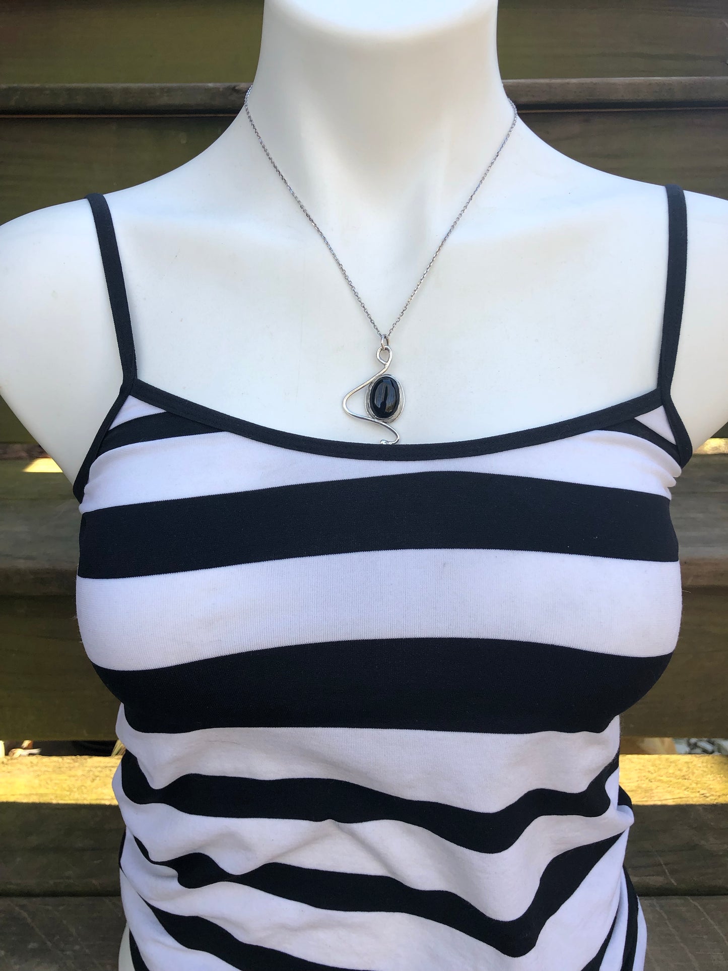 Sterling swirl necklace - collectionsbytracy.com