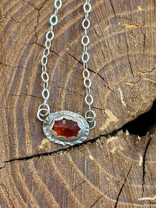 Hessonite Garnet necklace