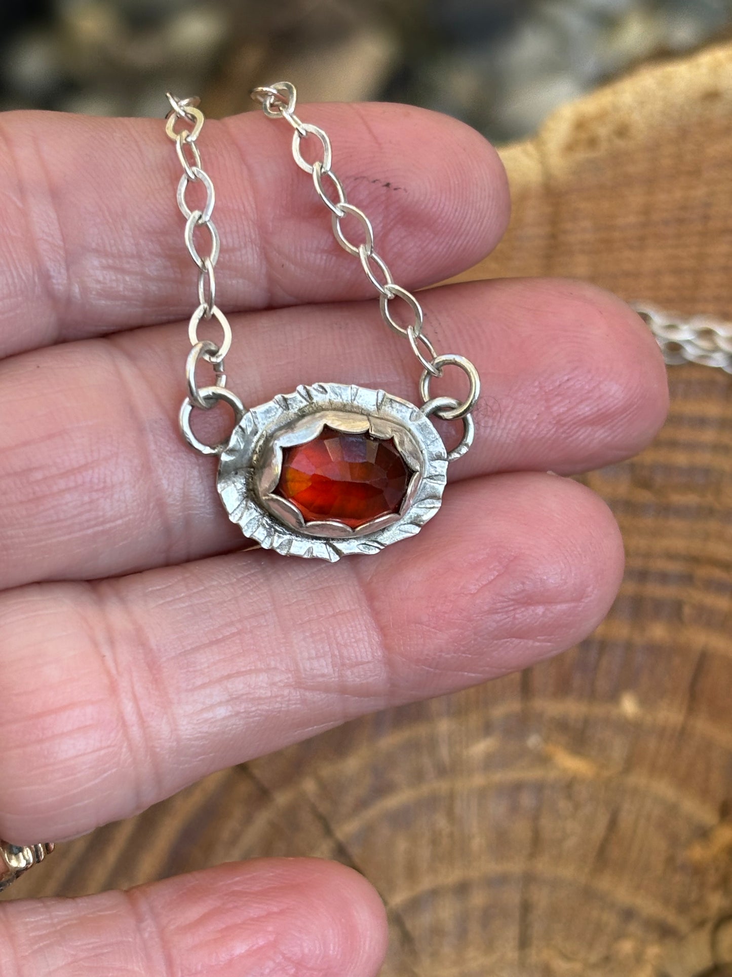 Garnet necklace