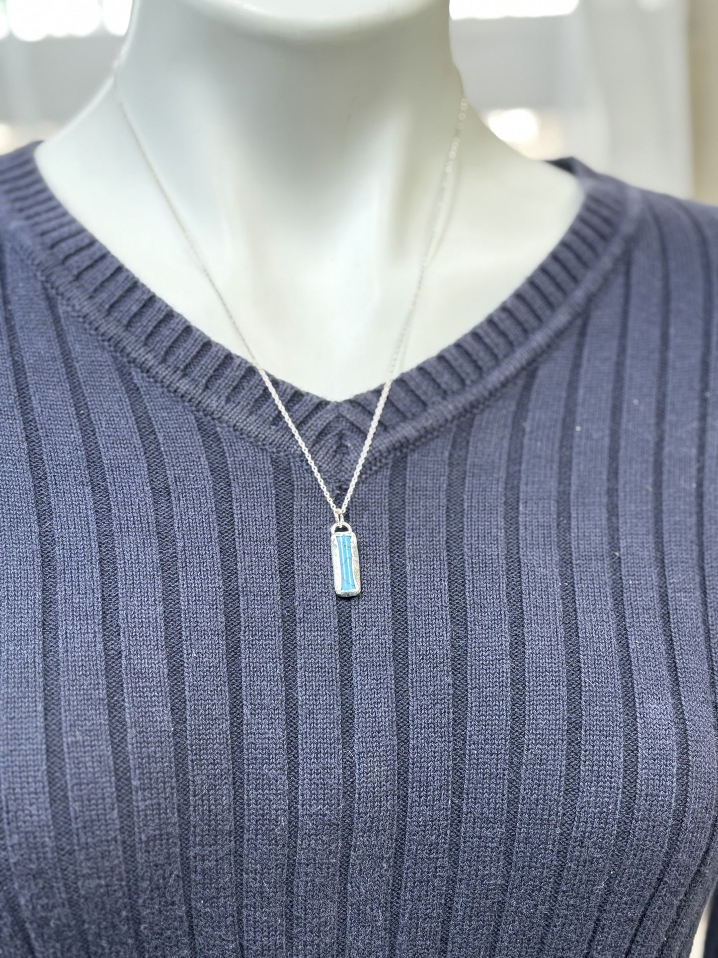 Rectangle Turquoise necklace