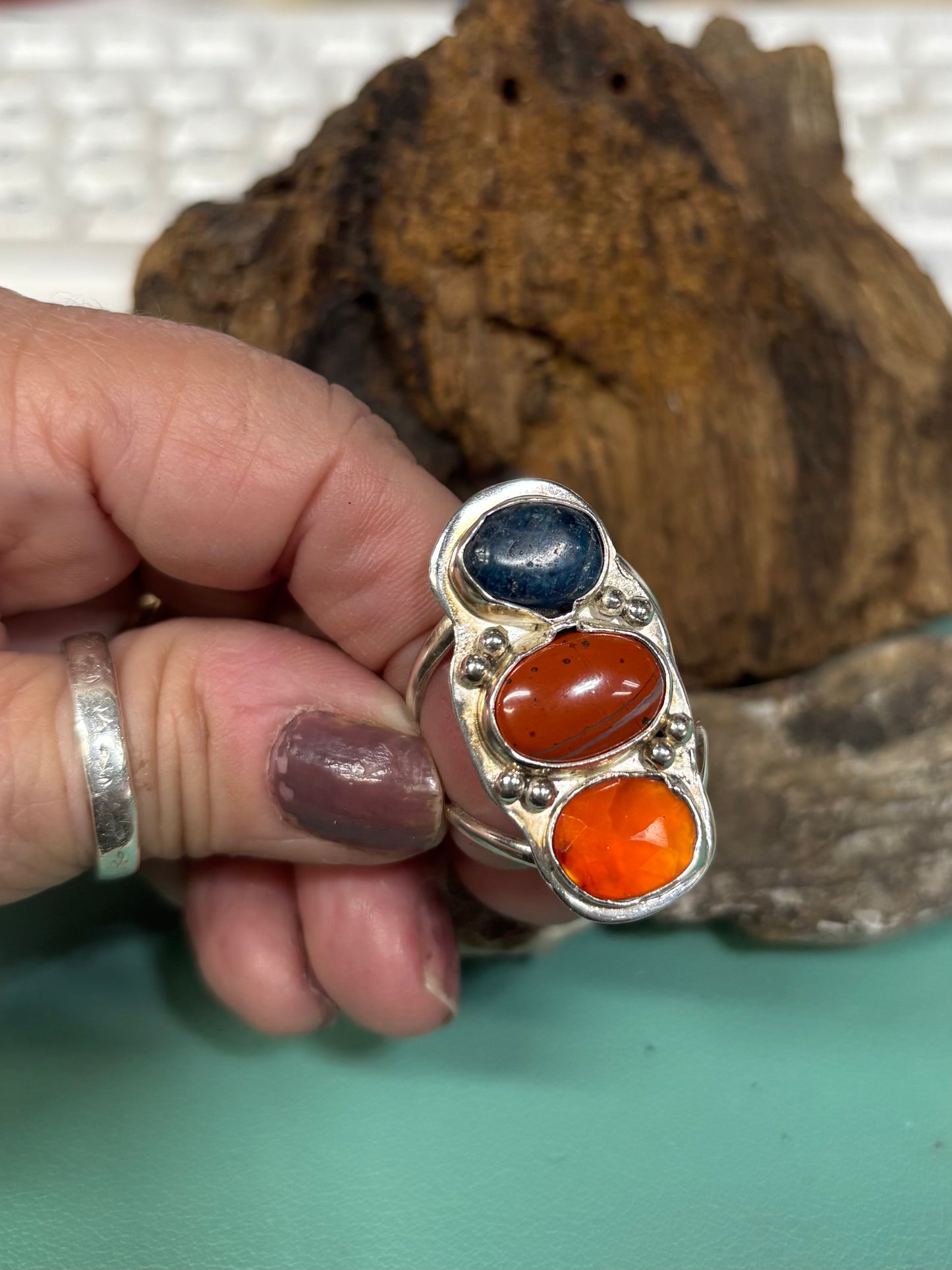 Trio Gemstone Ring