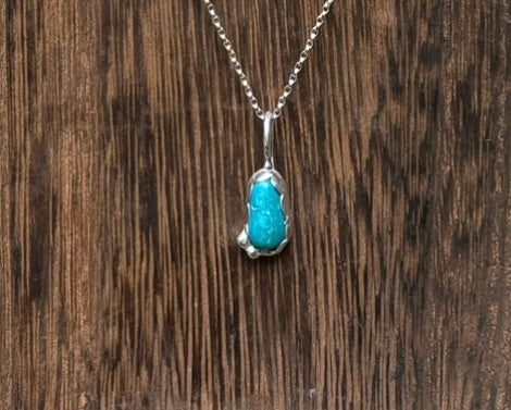 Turquoise nugget necklaces