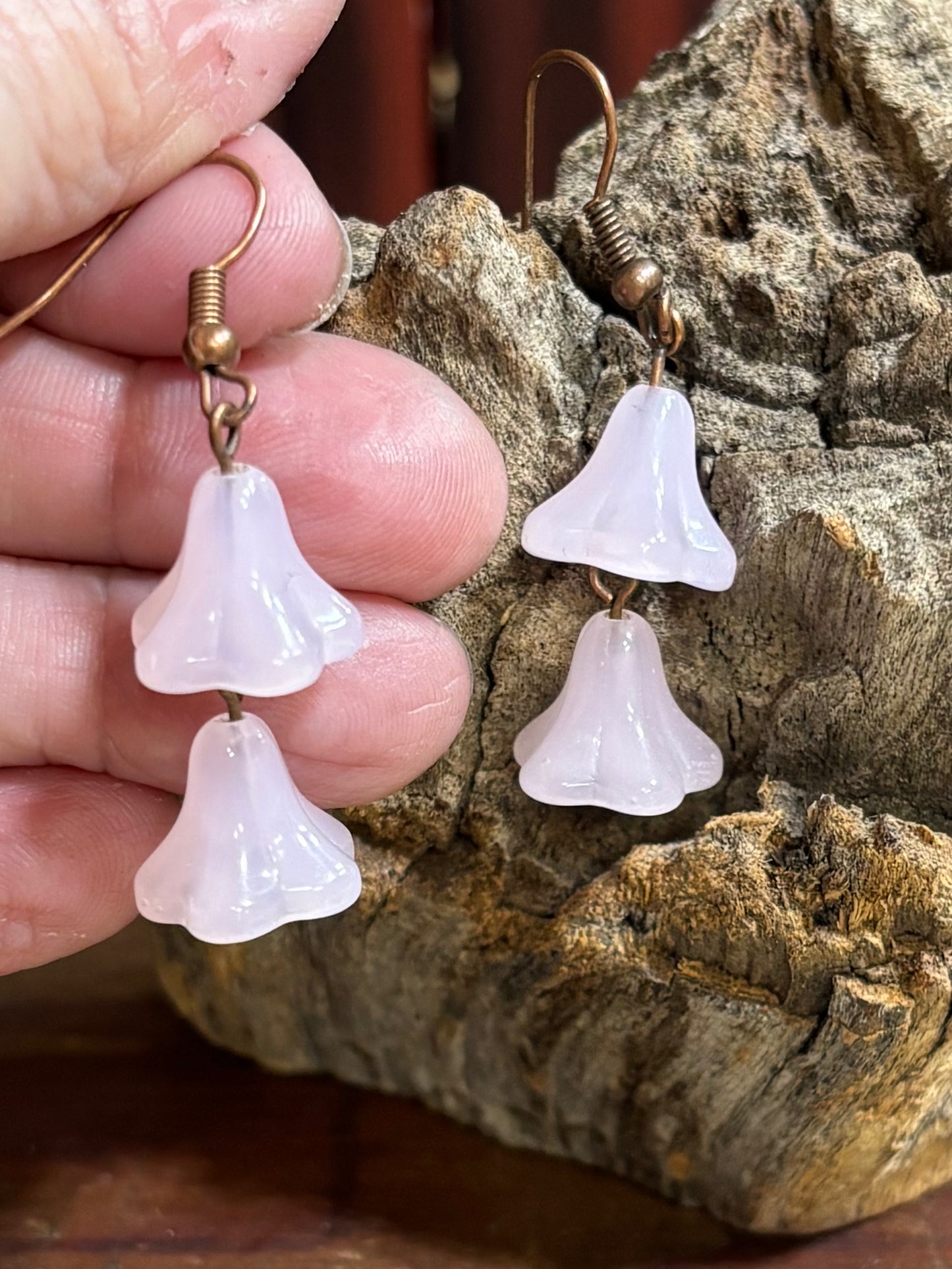 Lilac Bell earrings