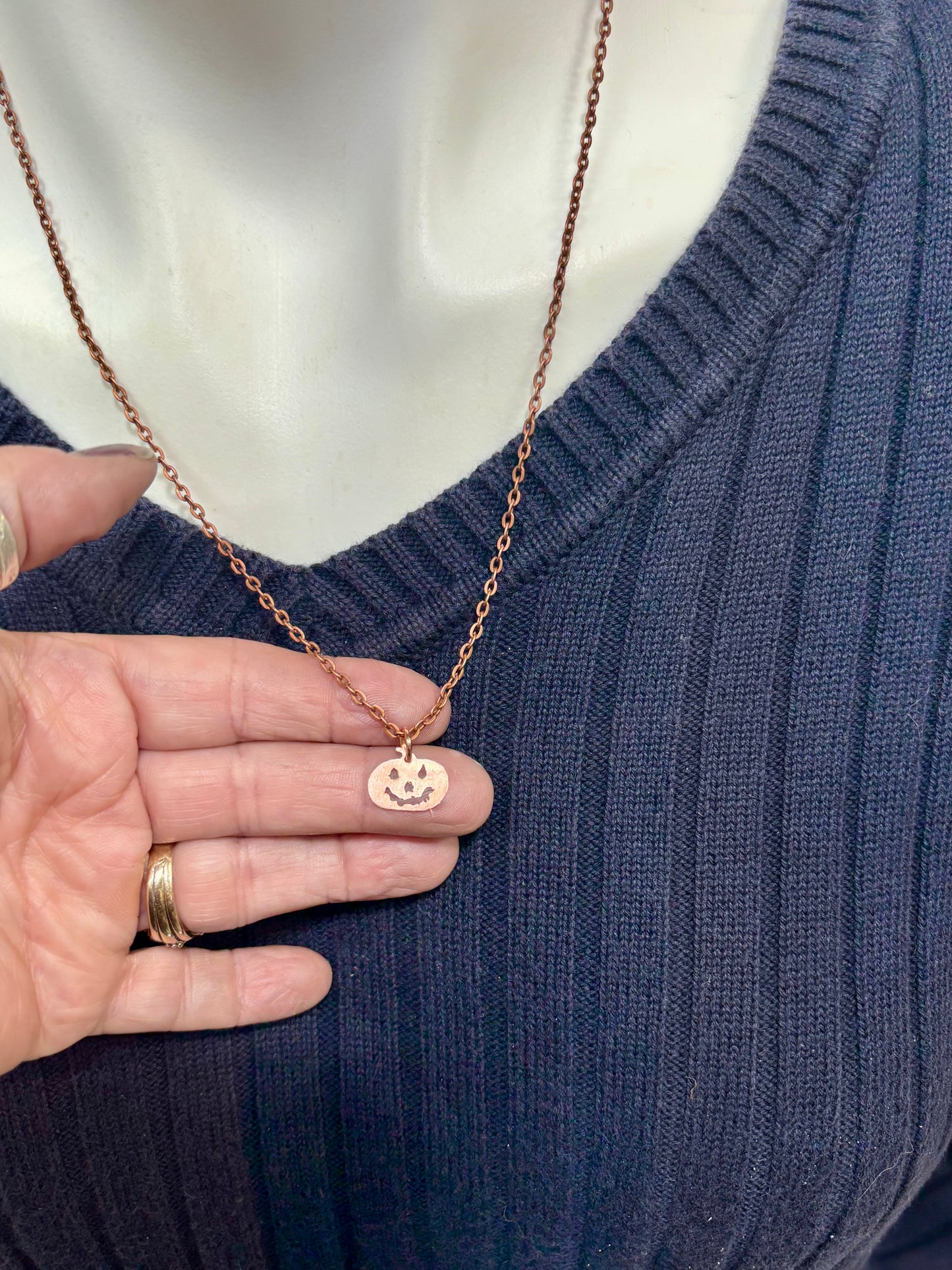 Pumpkin necklaces