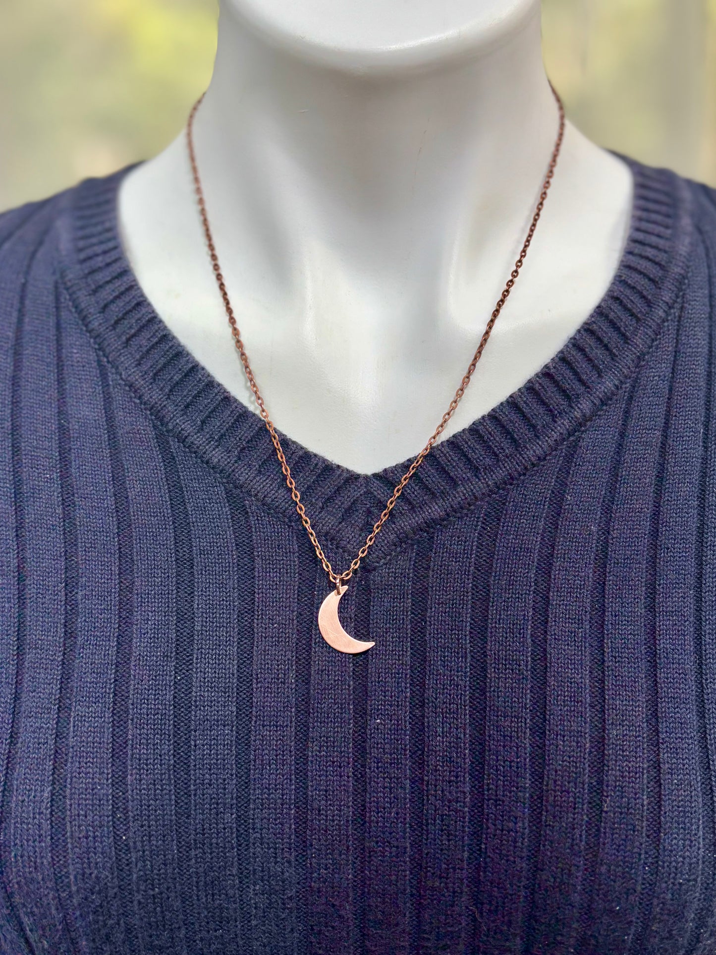 Crescent moon necklace