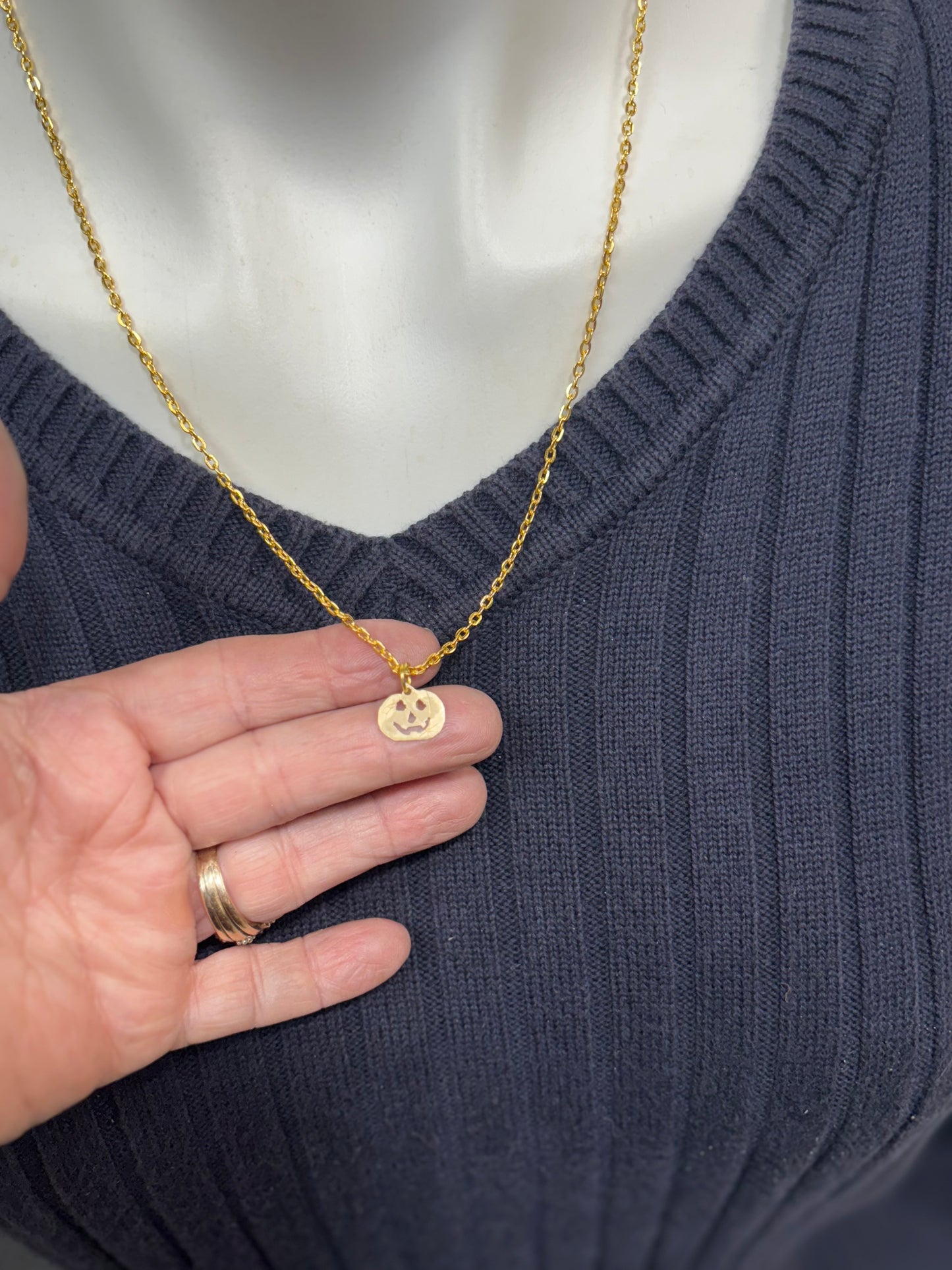 Pumpkin necklaces
