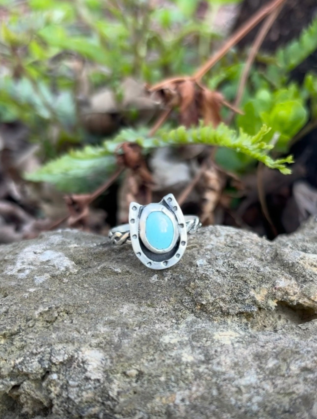 Horseshoe Turquoise ring