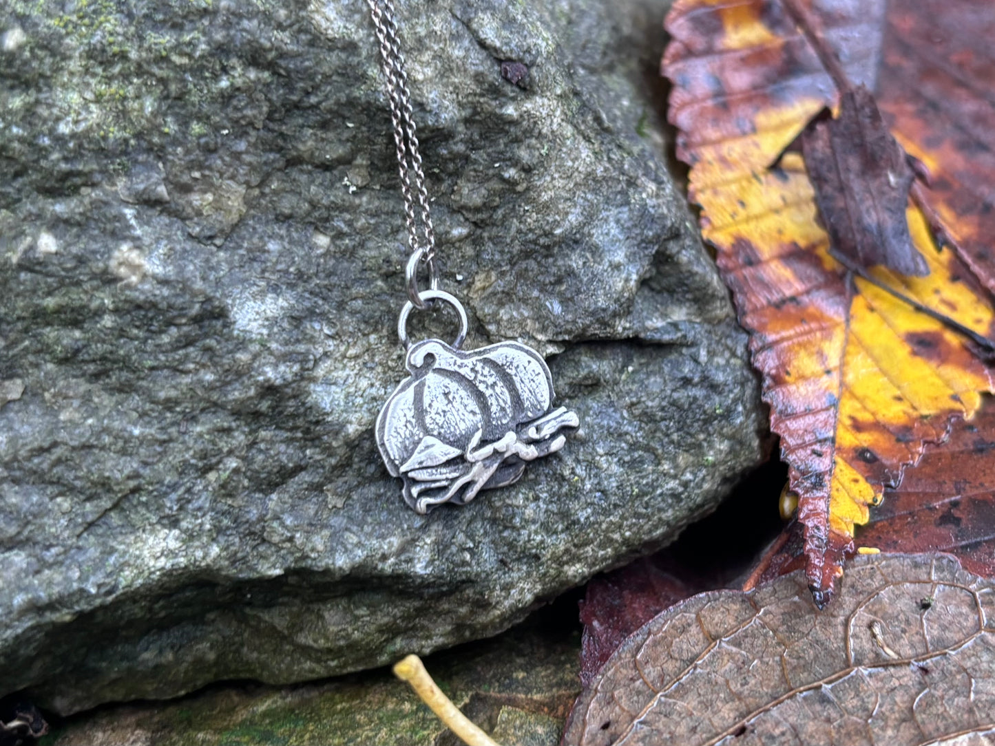 Pumpkin necklace