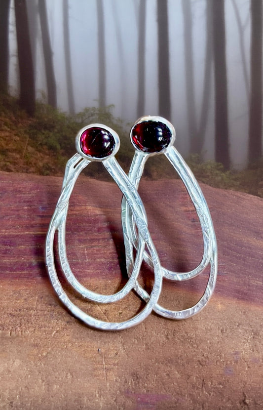 Garnet Realm earrings