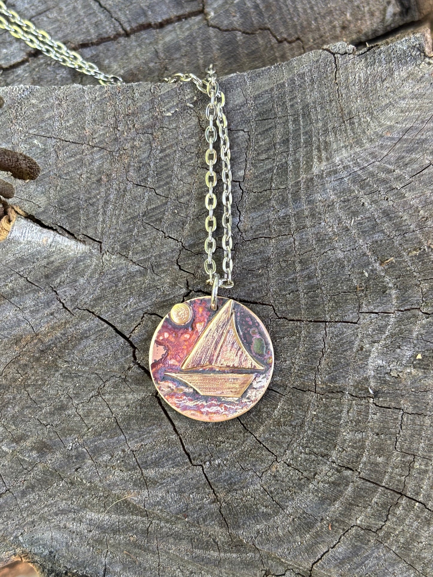 Sailboat necklace