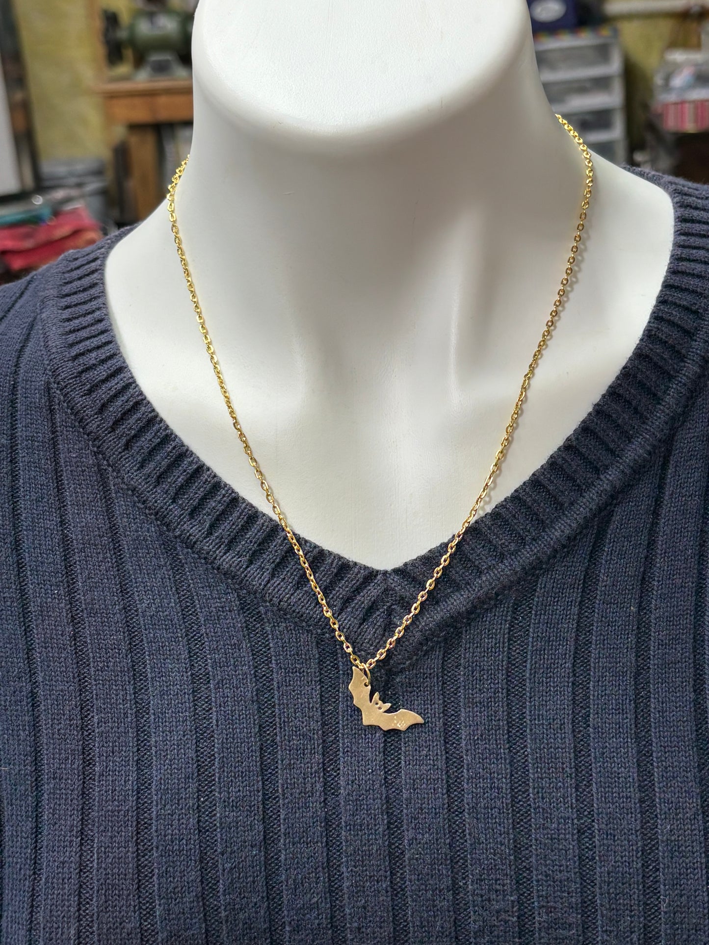 Bat necklace
