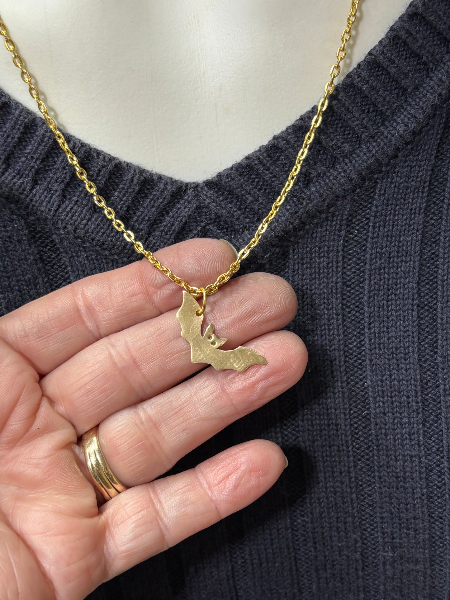 Bat necklace