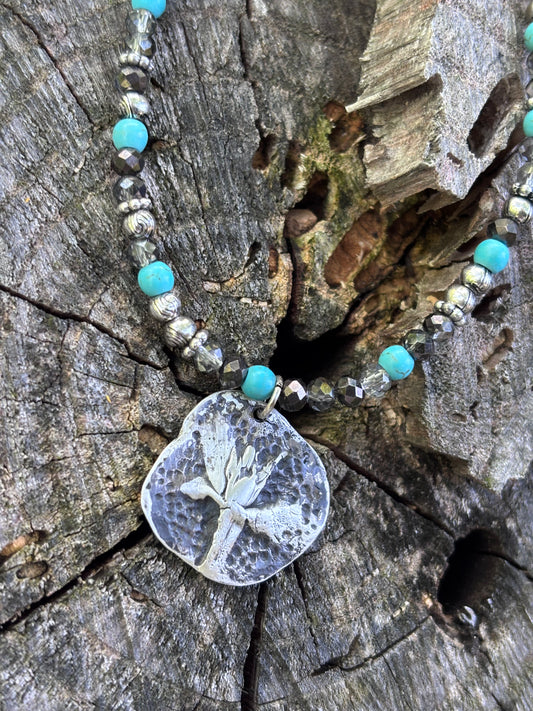 Dandelion Seed necklace