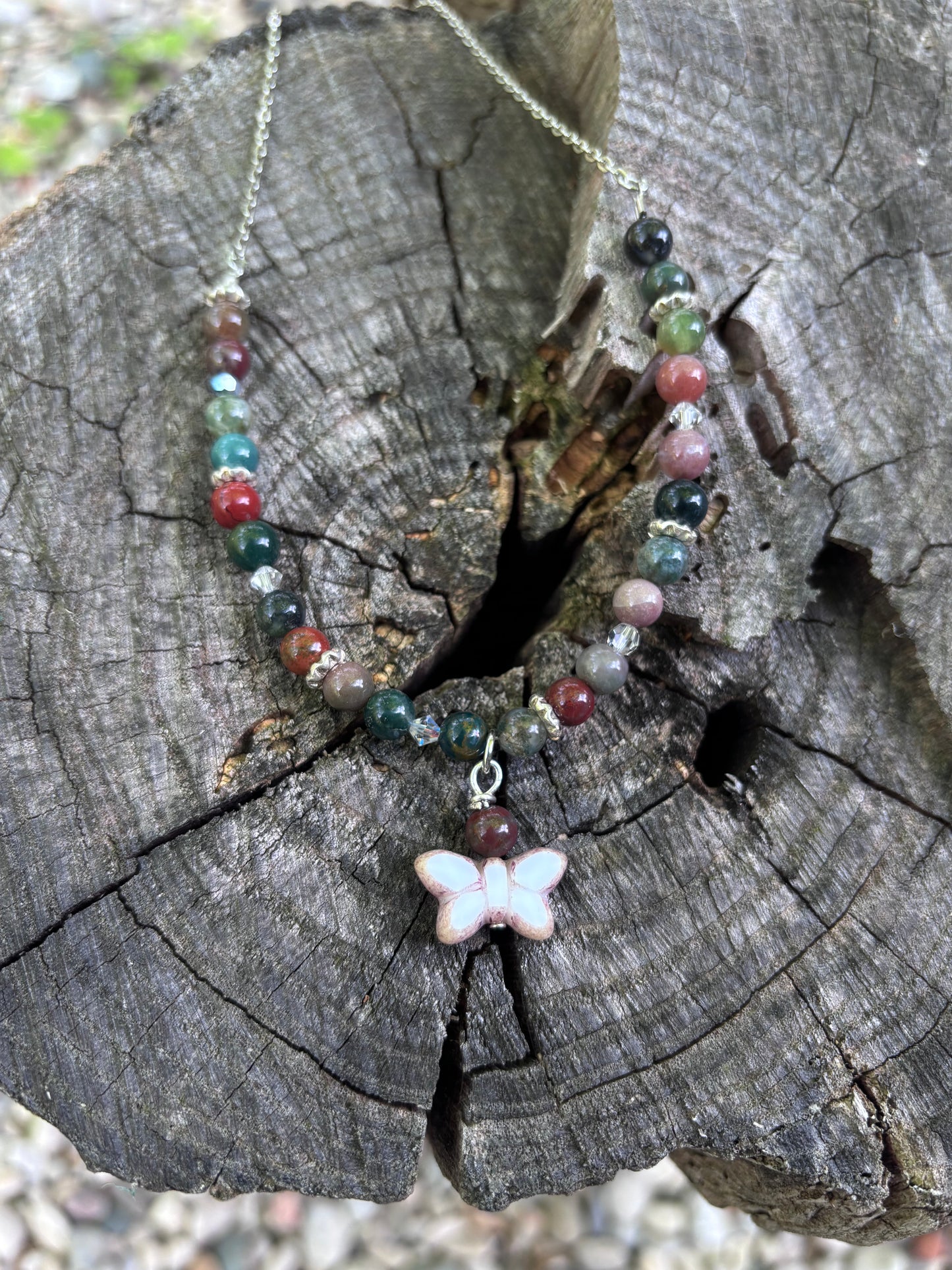 Fancy Jasper stone necklace - collectionsbytracy.com