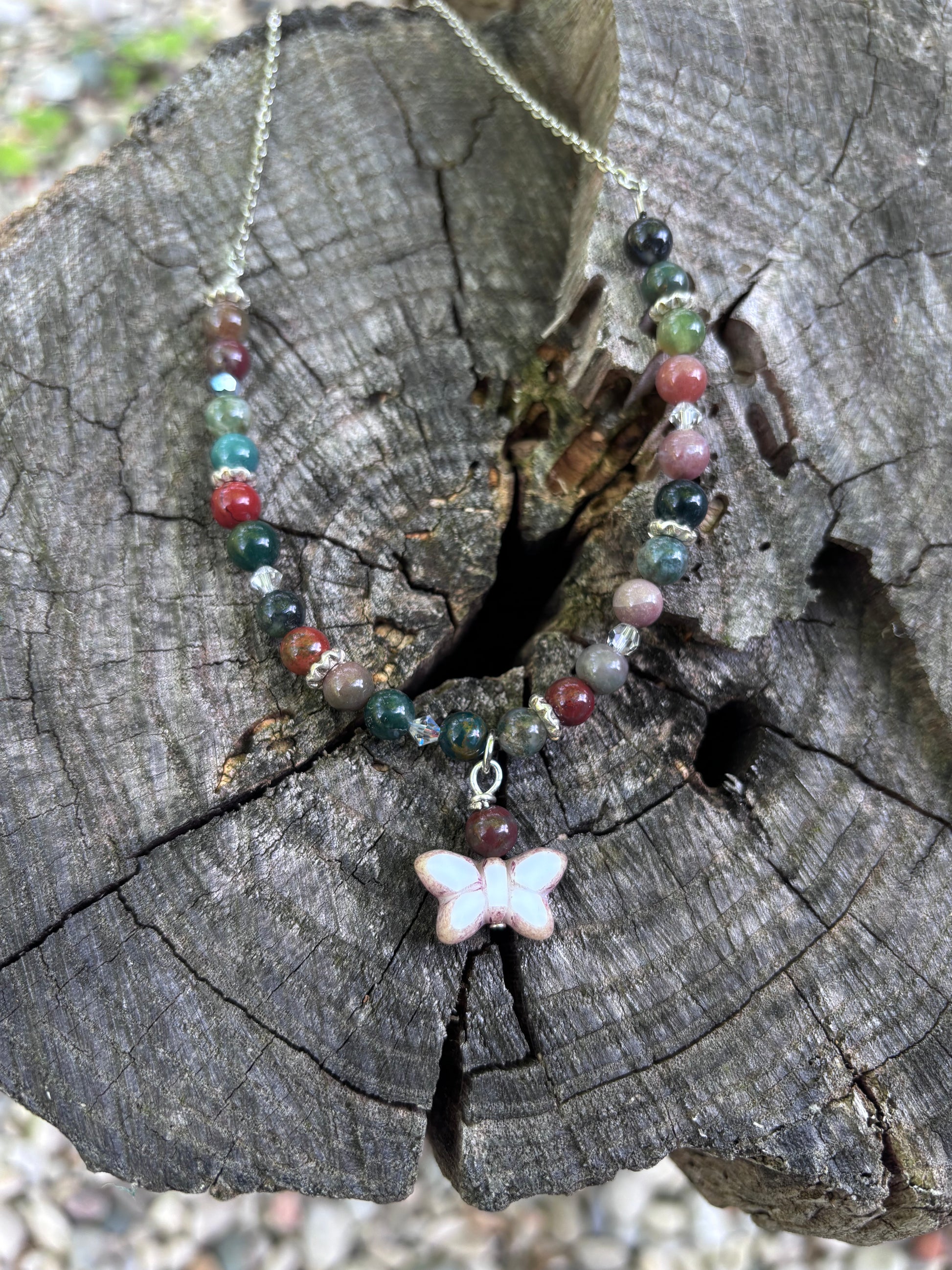 Fancy Jasper stone necklace - collectionsbytracy.com