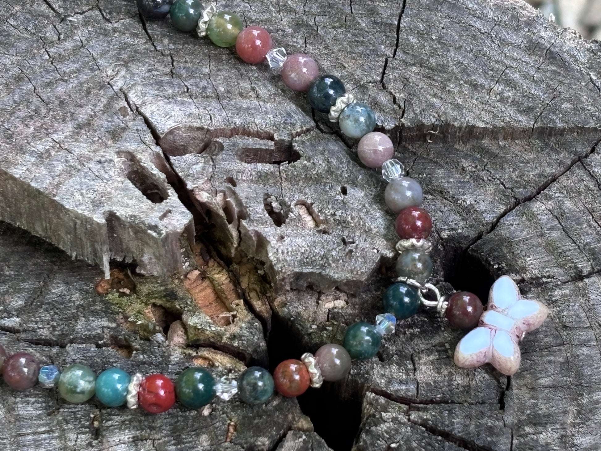 Fancy Jasper stone necklace - collectionsbytracy.com