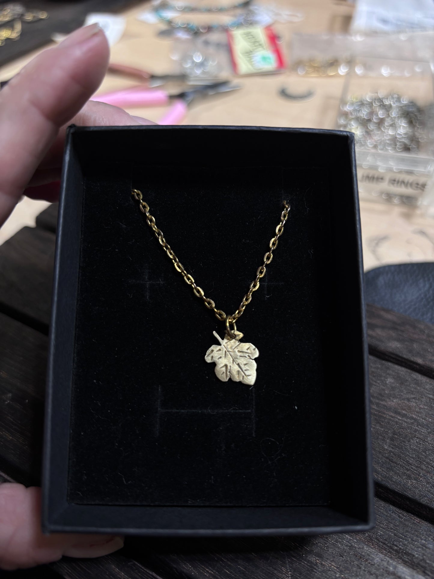 Leaf necklace