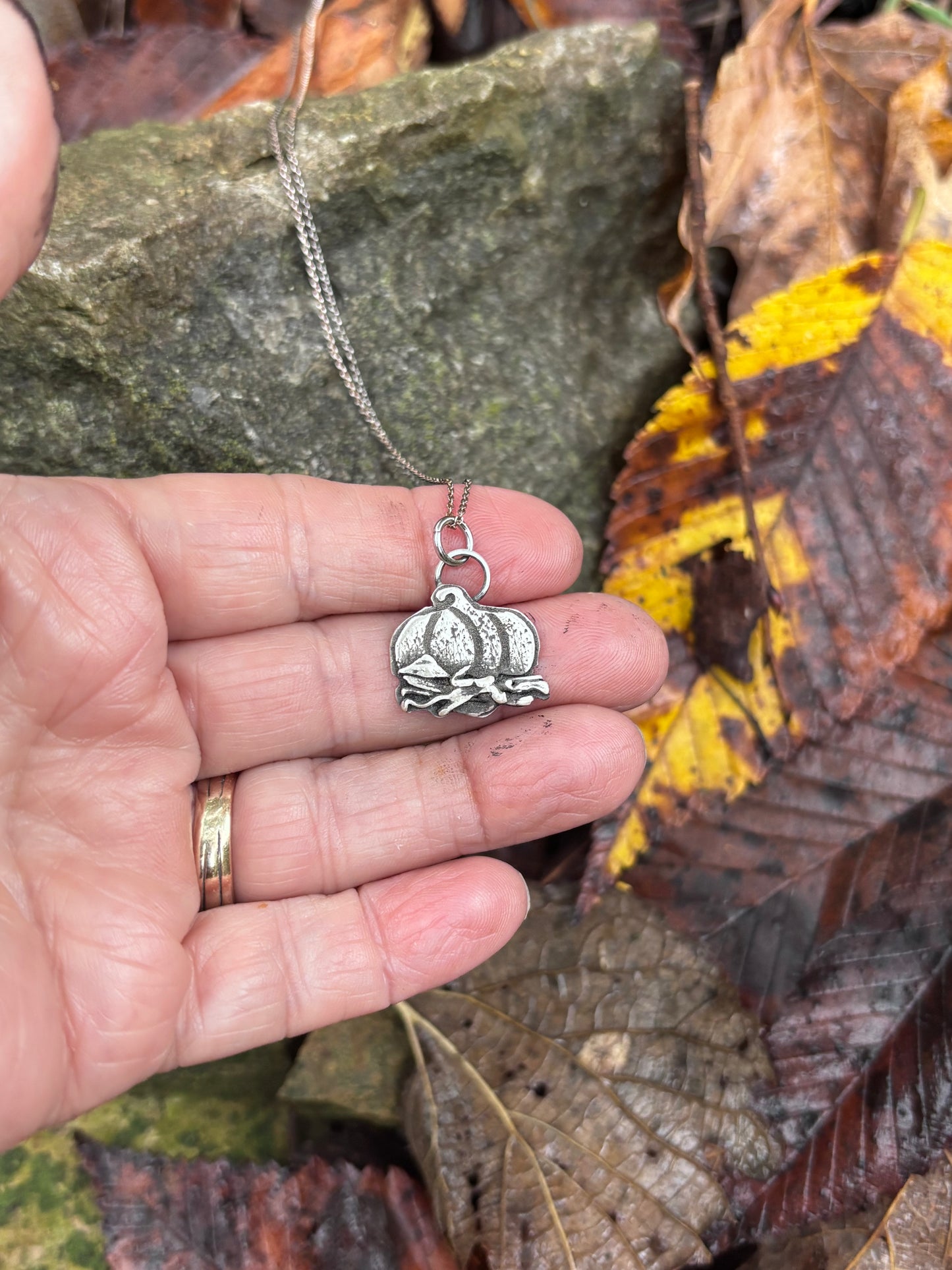 Pumpkin necklace
