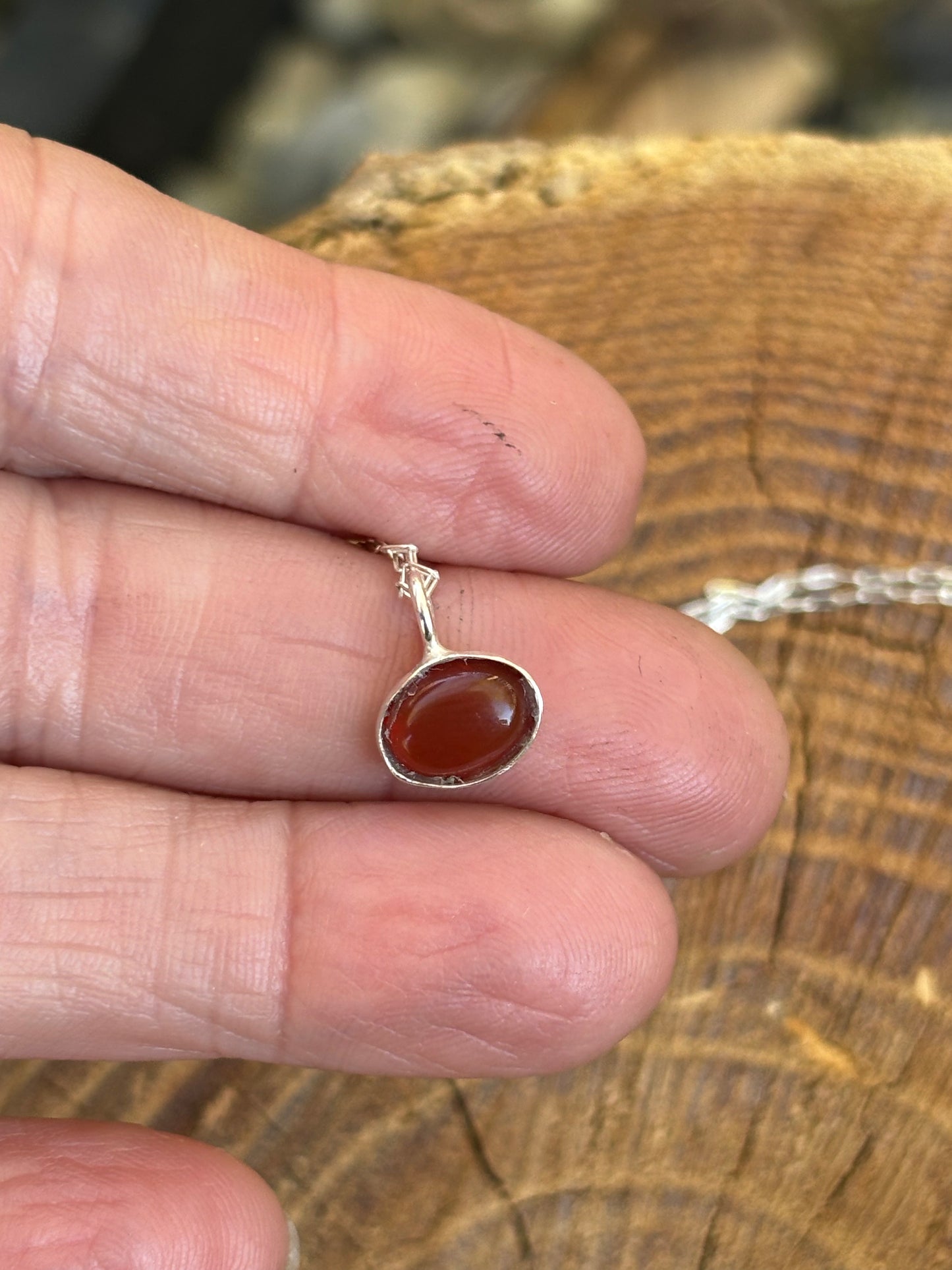 Carnelian necklace