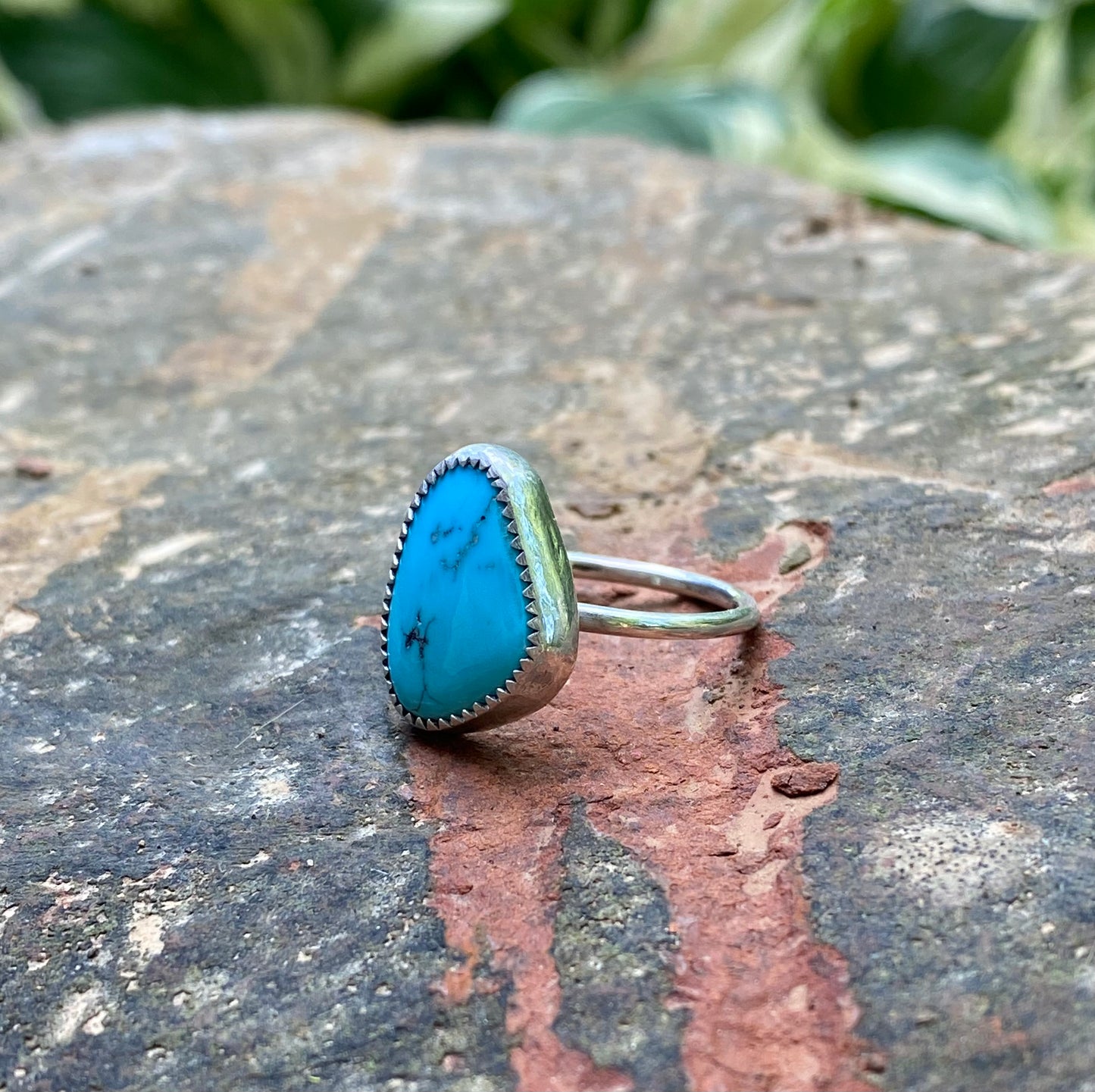 Morenci Turquoise sterling ring - collectionsbytracy.com