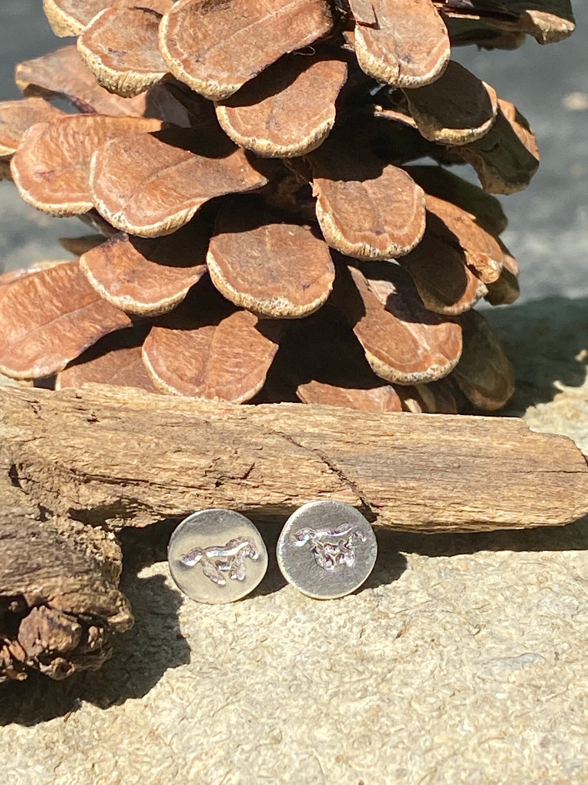 Sterling silver round studs - collectionsbytracy.com