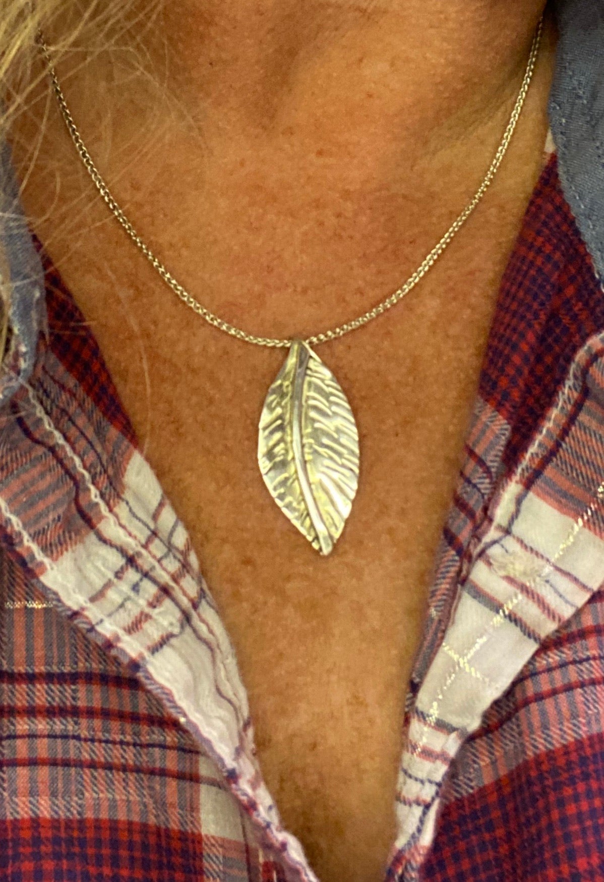 Leaf necklace - collectionsbytracy.com