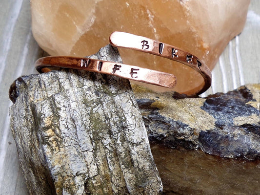 Copper bangle wrap around style - collectionsbytracy.com