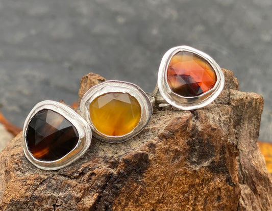 Montana agate rings - collectionsbytracy.com