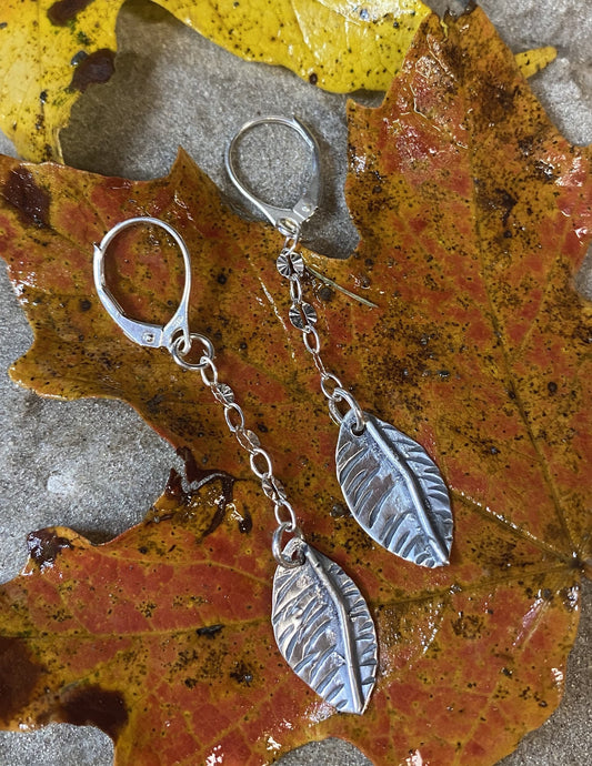 Leaf dangle earring - collectionsbytracy.com
