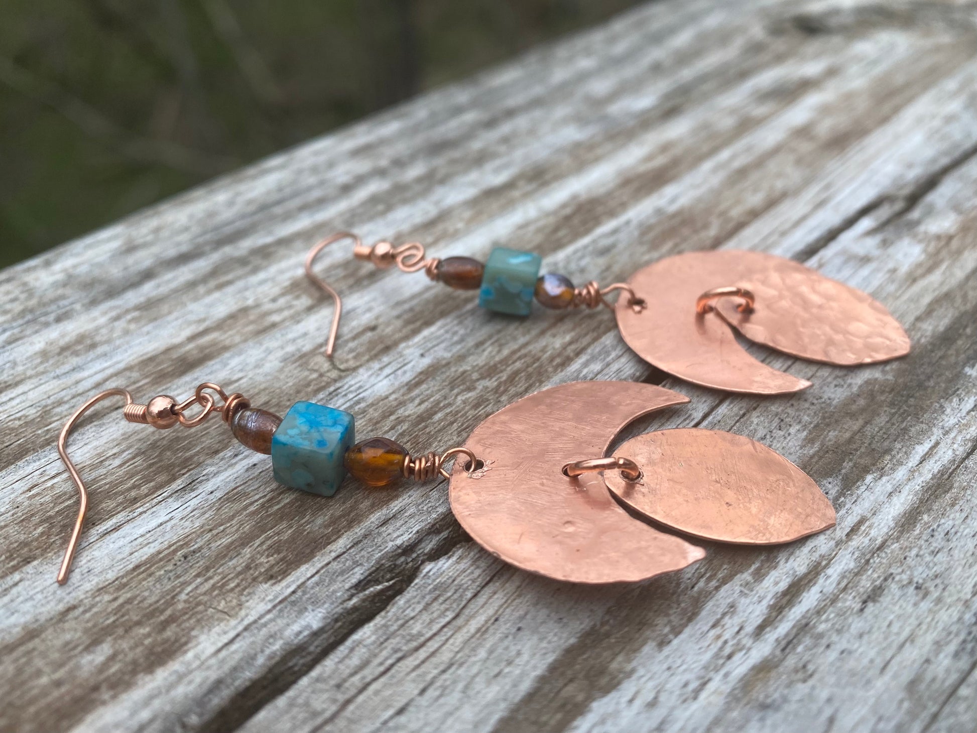 Copper & Brass earring collection - collectionsbytracy.com