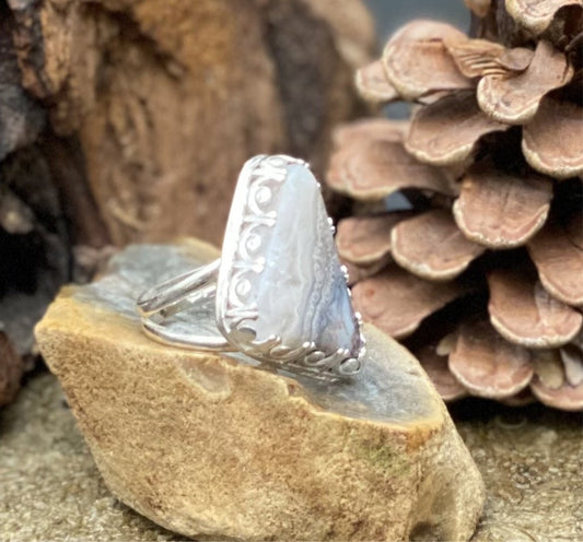 Crazy Lace Agate Ring - collectionsbytracy.com
