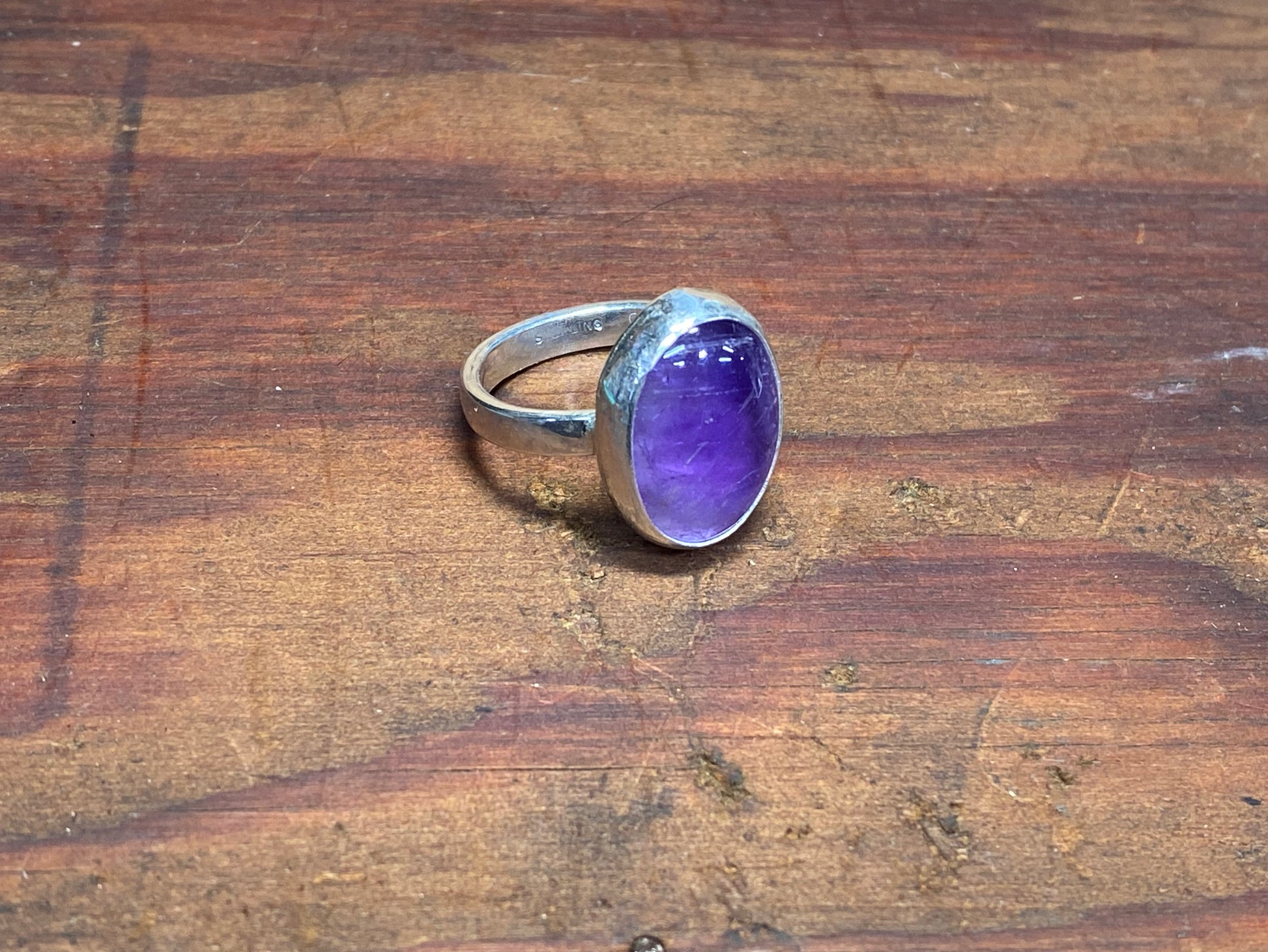 Amethyst stone ring size 8.25 - collectionsbytracy.com