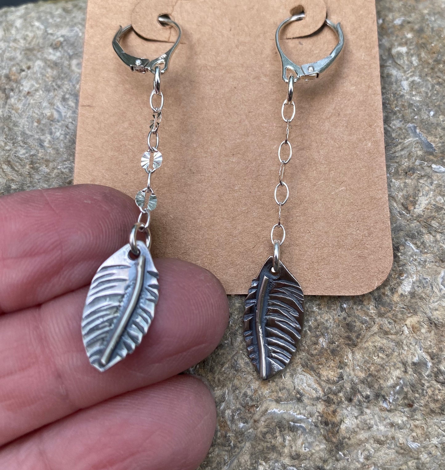 Leaf dangle earring - collectionsbytracy.com