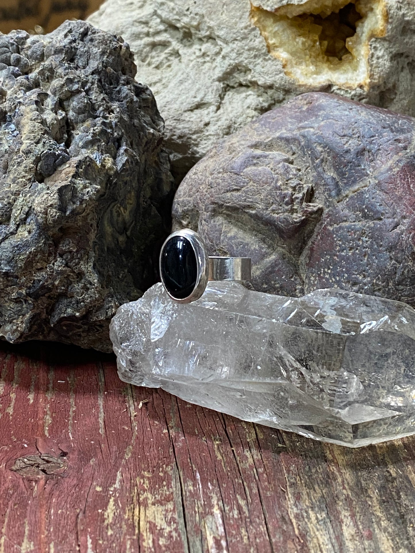 Black Onyx ring -Size 4.5 - collectionsbytracy.com