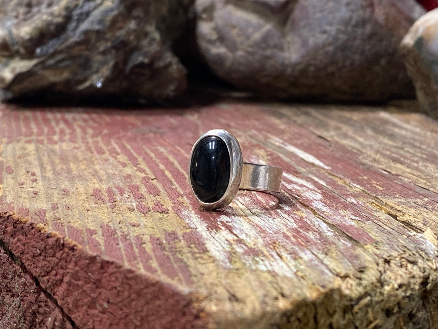 Black Onyx ring -Size 4.5 - collectionsbytracy.com